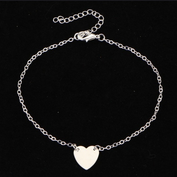 Jewelry - SILVER HEART ANKLET